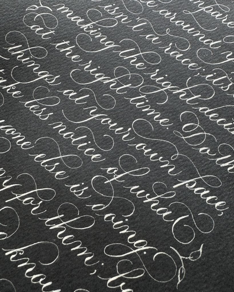 Flourishes Calligraphy Quote2