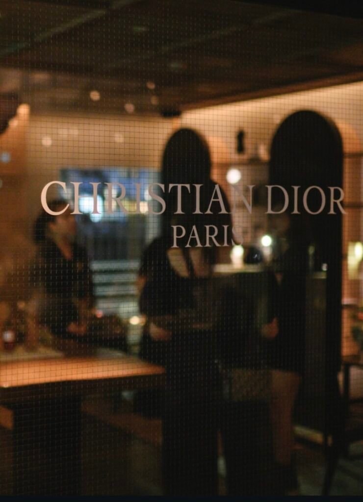 Dior Scented Stone Event Calligraphy