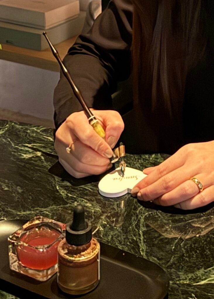 Dior Scented Stone Calligraphy Personalization